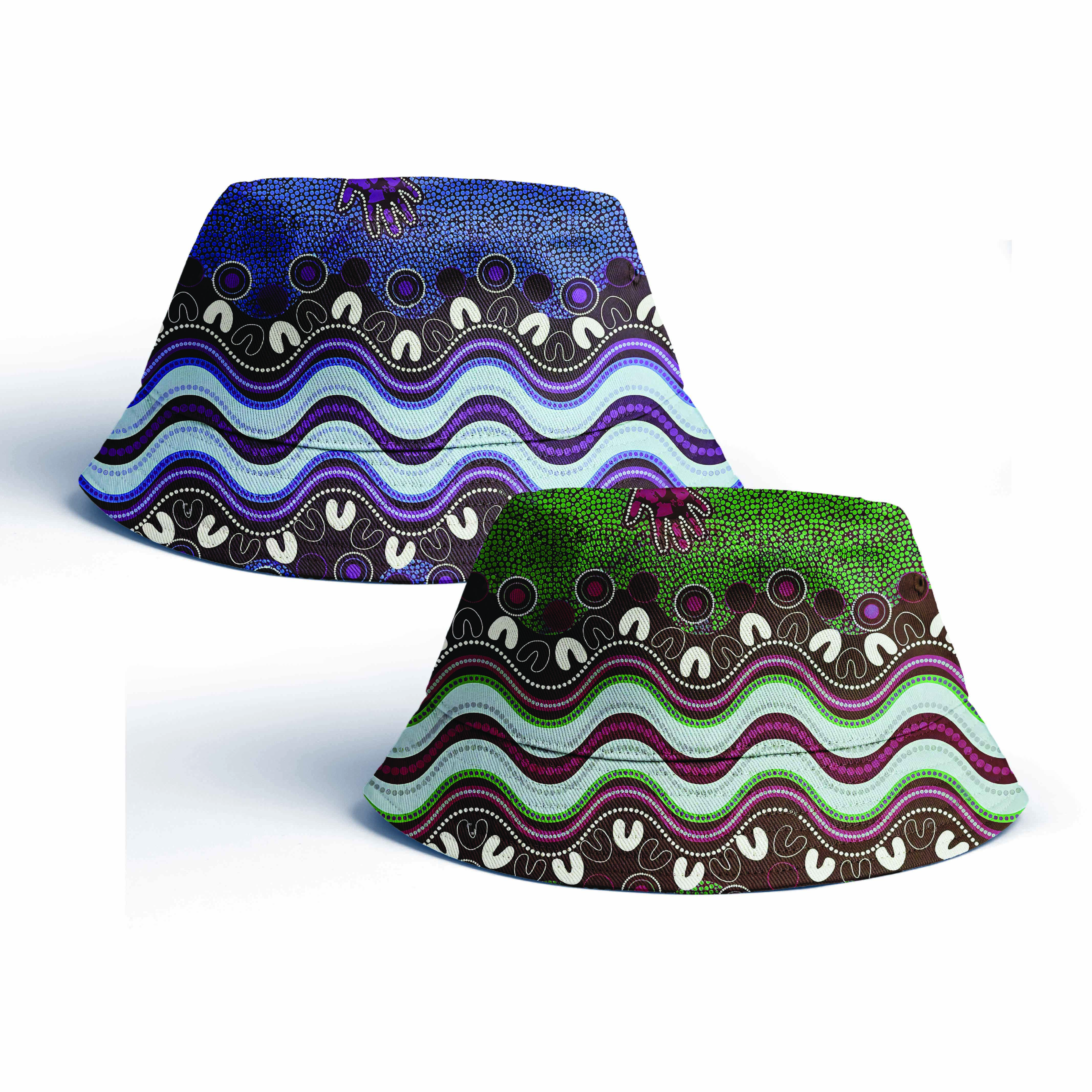 Custom Printed Sonny Custom Reversible Bucket Hat Main Online in Perth Australia